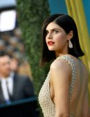 Alexandra Daddario in Sheer Dress at 74th Annual Primetime Emmy Awards in Los Angeles