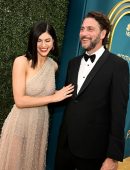 Alexandra Daddario in Sheer Dress at 74th Annual Primetime Emmy Awards in Los Angeles