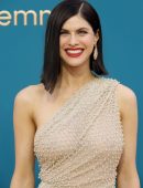 Alexandra Daddario in Sheer Dress at 74th Annual Primetime Emmy Awards in Los Angeles