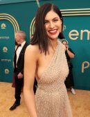 Alexandra Daddario in Sheer Dress at 74th Annual Primetime Emmy Awards in Los Angeles