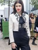 Alexandra Daddario at Christian Dior Womenswear S/S 2023 Show at Paris Fashion Week