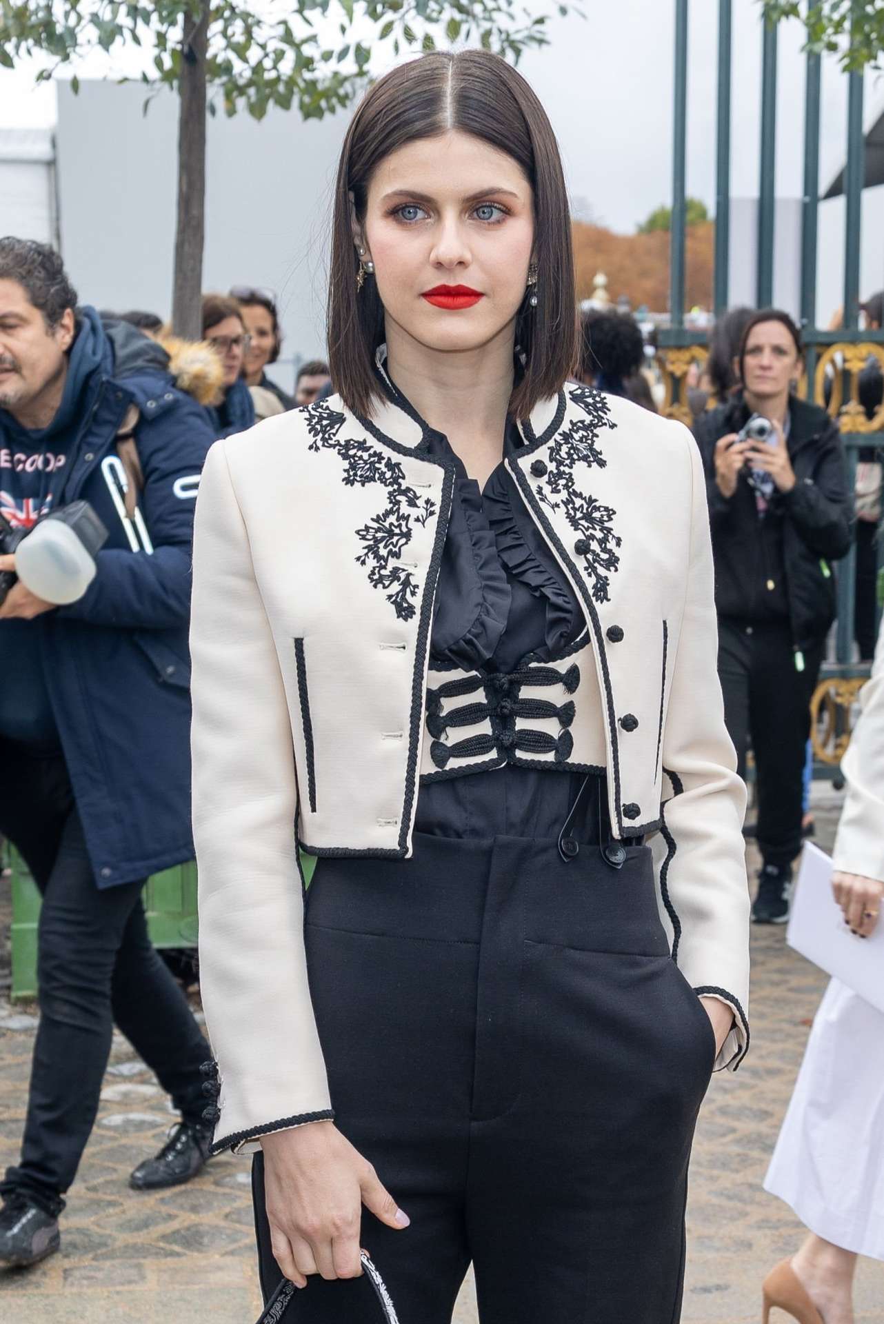 Alexandra Daddario at Christian Dior Womenswear S/S 2023 Show at Paris Fashion Week