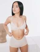 Becky G Flaunts in Skims Bra Campaign 2022