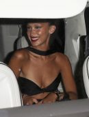 Bella Hadid Cleavage and Booty at Beyonce’s Birthday Party in Los Angeles