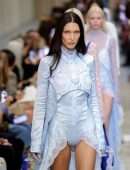 Bella Hadid Walking at Burberry Show in London