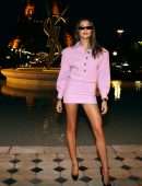 Hailey Baldwin Bieber at Saint Laurent Spring/Summer 2023 Show in Paris