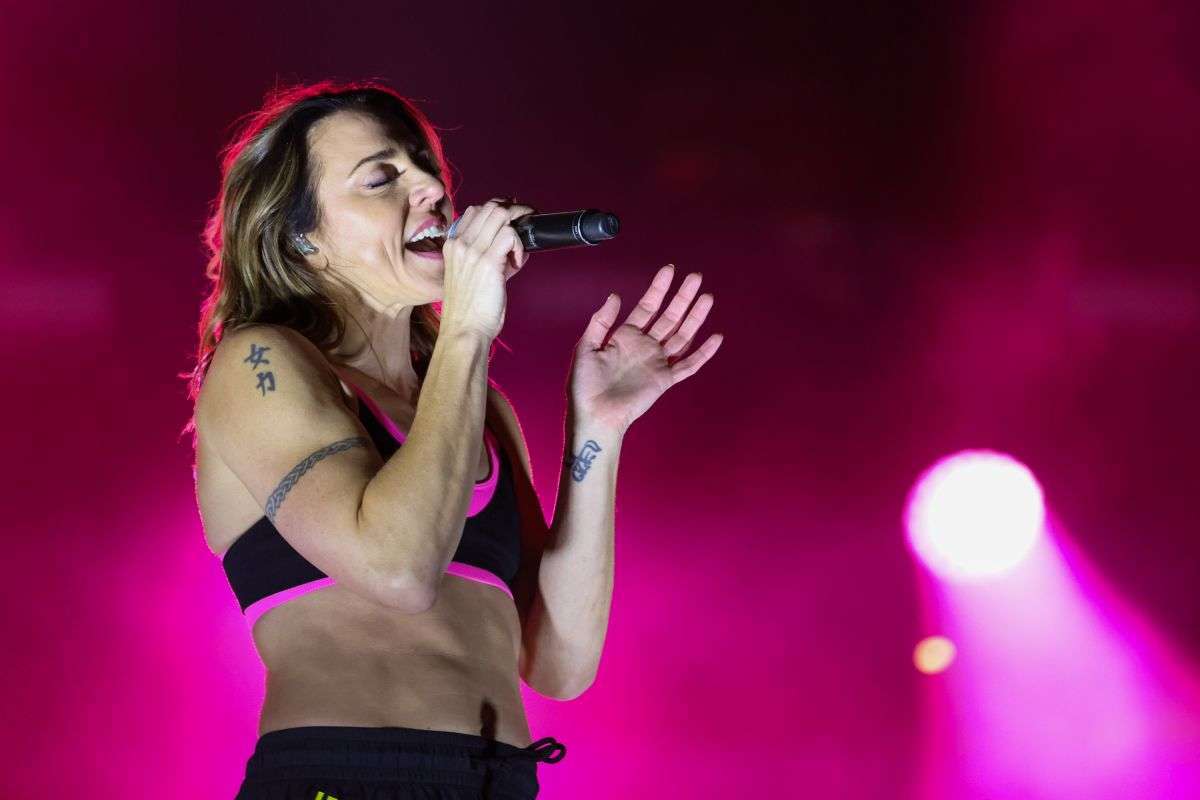 Melanie Chisholm Performing at Birmingham Pride