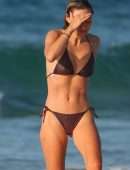 Phoebe Tonkin in a Bikini at the Beach in Sydney