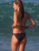 Phoebe Tonkin in a Bikini at the Beach in Sydney