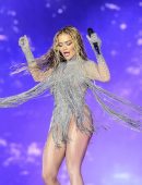 Rita Ora Leggy and Booty while Performing Live in Rio de Janeiro