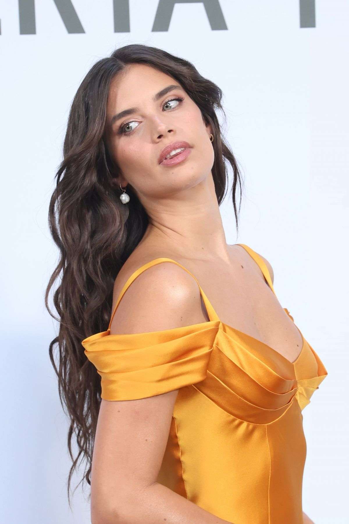 Sara Sampaio at Alberta Ferretti Fashion Show at MFW in Milan