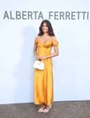 Sara Sampaio at Alberta Ferretti Fashion Show at MFW in Milan