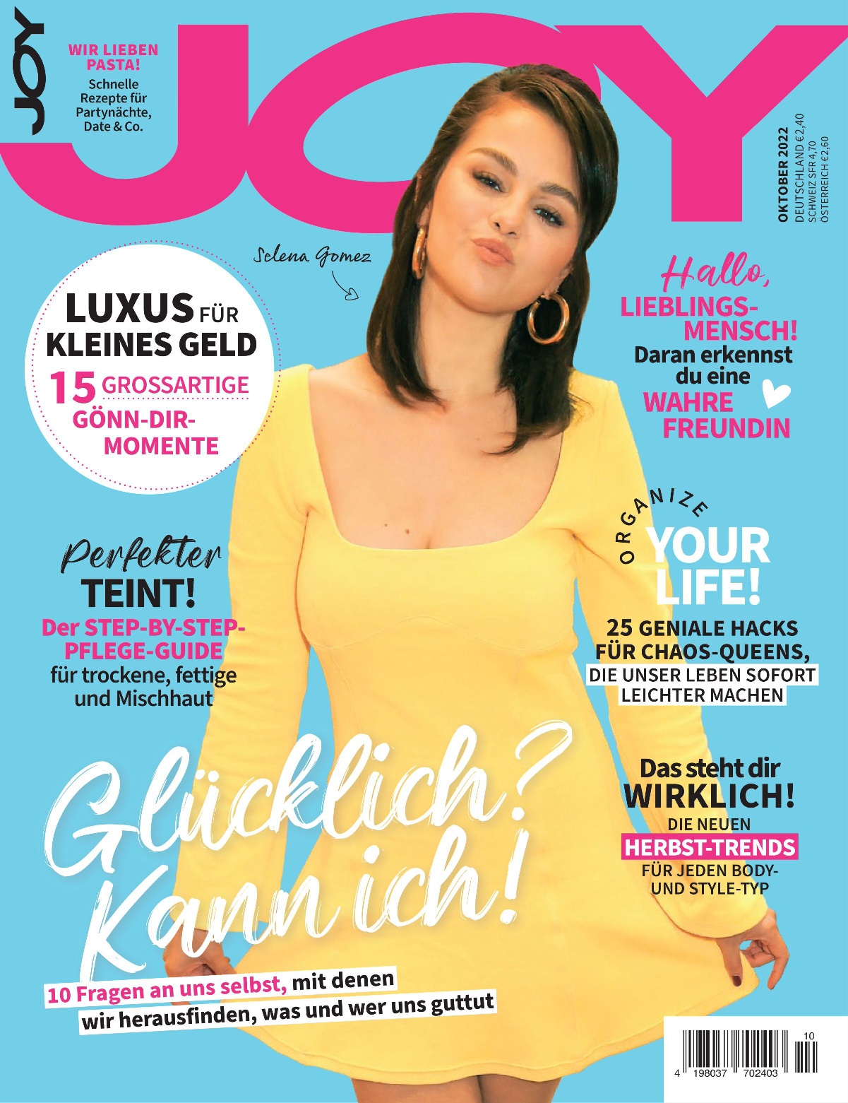 Selena Gomez in Joy Magazine - October 2022