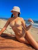 Sofia Jamora Booty in Thong Bikini Photoshoot