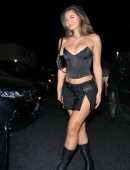 Sofia Jamora Leggy at Kaia Gerber’s 21st Birthday Party
