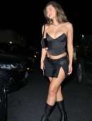 Sofia Jamora Leggy at Kaia Gerber’s 21st Birthday Party
