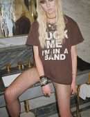 Taylor Momsen Cleavage in R13 X Taylor Momsen Lingerie Campaign