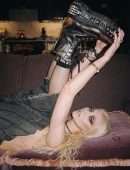 Taylor Momsen Cleavage in R13 X Taylor Momsen Lingerie Campaign