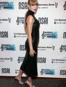Taylor Swift in Black Dress at NSAI 2022 Nashville Songwriter Awards in Nashville
