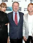Taylor Swift in Black Dress at NSAI 2022 Nashville Songwriter Awards in Nashville