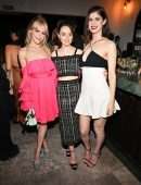 Alexandra Daddario at the Giambattista Valli Dinner at Caviar Kaspia in Los Angeles