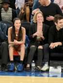 Bella Hadid Upskirt at Madison Square Garden in New York