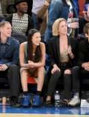 Bella Hadid Upskirt at Madison Square Garden in New York