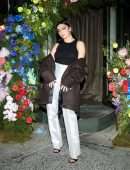 Charli XCX in See-Through Top at H&M Studio A/W22 Dinner in New York