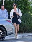 Charlize Theron at San Vicente Bungalows in West Hollywood