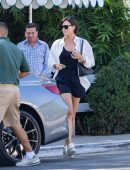Charlize Theron at San Vicente Bungalows in West Hollywood