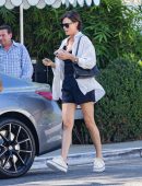 Charlize Theron at San Vicente Bungalows in West Hollywood