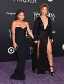 Chloe Bailey and Halle Bailey at “Black Panther: Wakanda Forever” Premiere in Los Angeles