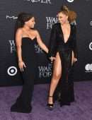 Chloe Bailey and Halle Bailey at “Black Panther: Wakanda Forever” Premiere in Los Angeles