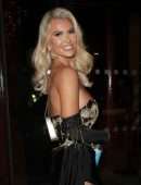 Christine McGuinness Leaving National TV Awards Afterparty in London