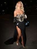Christine McGuinness Leaving National TV Awards Afterparty in London