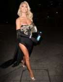 Christine McGuinness Leaving National TV Awards Afterparty in London