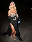 Christine McGuinness Leaving National TV Awards Afterparty in London