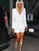 Ciara Leggy, Out for Dinner at Kaspia in Los Angeles