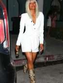 Ciara Leggy, Out for Dinner at Kaspia in Los Angeles