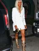 Ciara Leggy, Out for Dinner at Kaspia in Los Angeles