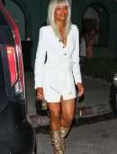 Ciara Leggy, Out for Dinner at Kaspia in Los Angeles
