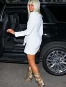Ciara Leggy, Out for Dinner at Kaspia in Los Angeles