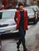 Dakota Johnson on the Set of Madame Web in New York
