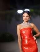 Eiza Gonzalez in Red Dress at 2nd Annual Academy Museum Gala in Los Angeles