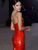Eiza Gonzalez in Red Dress at 2nd Annual Academy Museum Gala in Los Angeles
