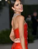 Eiza Gonzalez in Red Dress at 2nd Annual Academy Museum Gala in Los Angeles