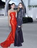 Eiza Gonzalez in Red Dress at 2nd Annual Academy Museum Gala in Los Angeles
