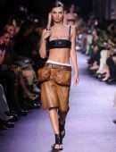 Emily Ratajkowski Runway during Miu Miu Womenswear SS-23 Show at Paris Fashion Week