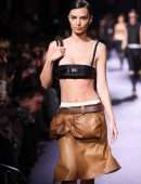 Emily Ratajkowski Runway during Miu Miu Womenswear SS-23 Show at Paris Fashion Week