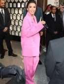 Eva Longoria Leaving Mandarin Oriental Hotel in Paris